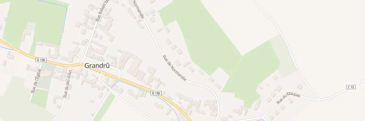 Plan du 268 Rue de Normandie à Grandrû