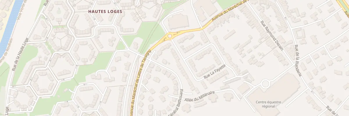 Plan du 6 Rue La Fayette à Marcq-en-Barœul