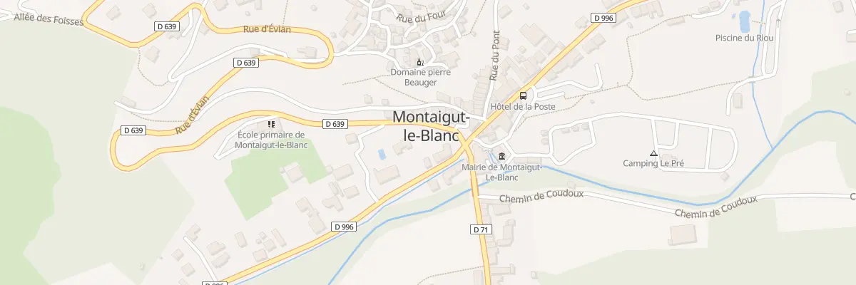 Plan du 76 Rte des Moulins à Montaigut-le-Blanc