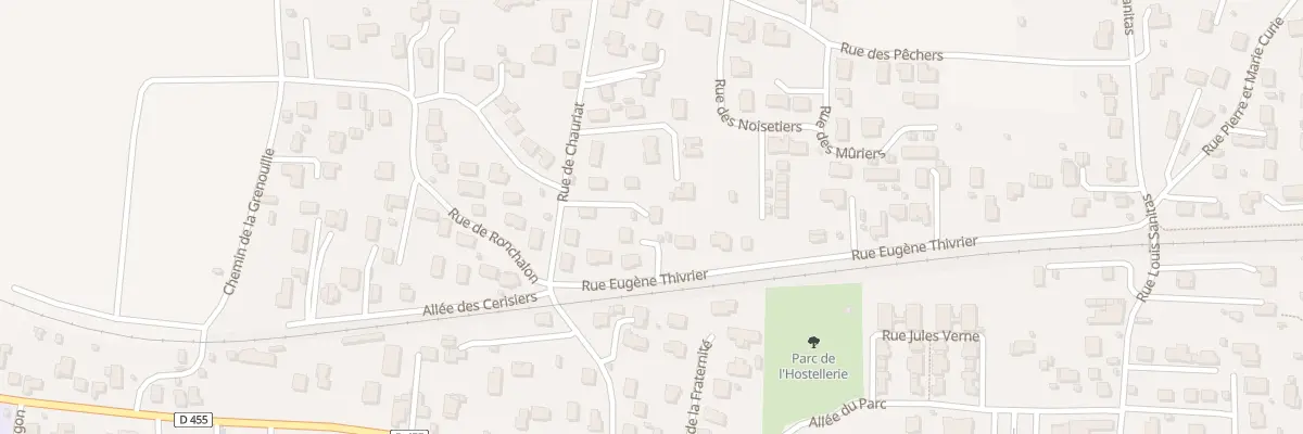 Plan du 16 Rue de Chauriat à Mozac