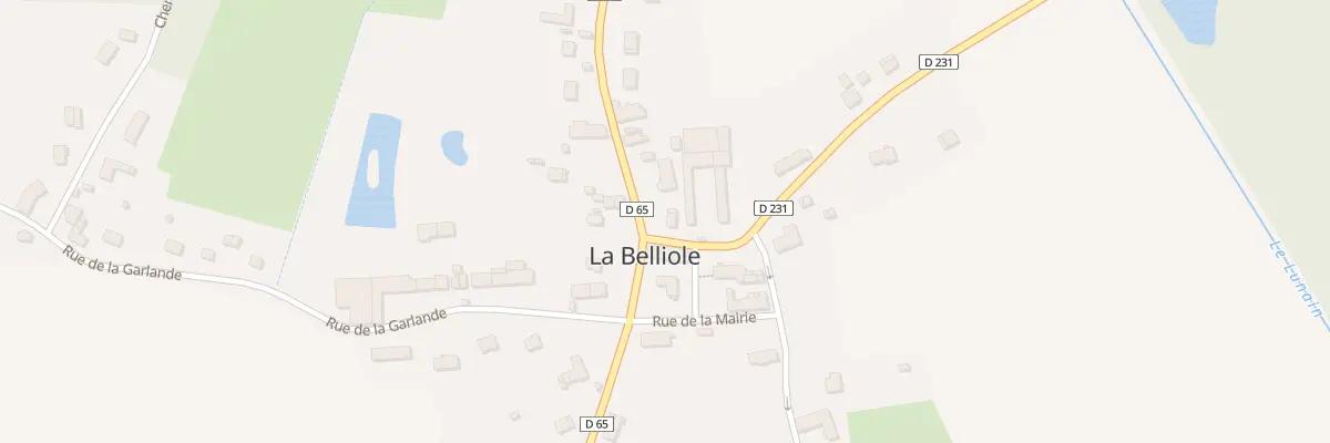 Plan du 14 Vc Grande Rue à La Belliole