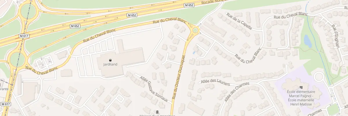 Plan du 157 Rue du Docteur Ducroquet à Marcq-en-Barœul