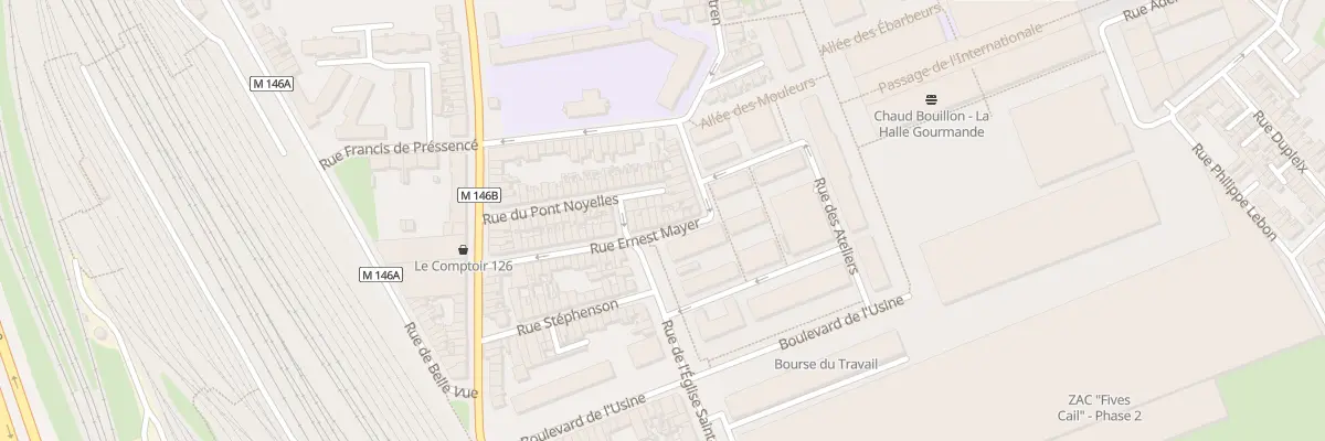 Plan du 39 Rue Ernest Mayer à Lille