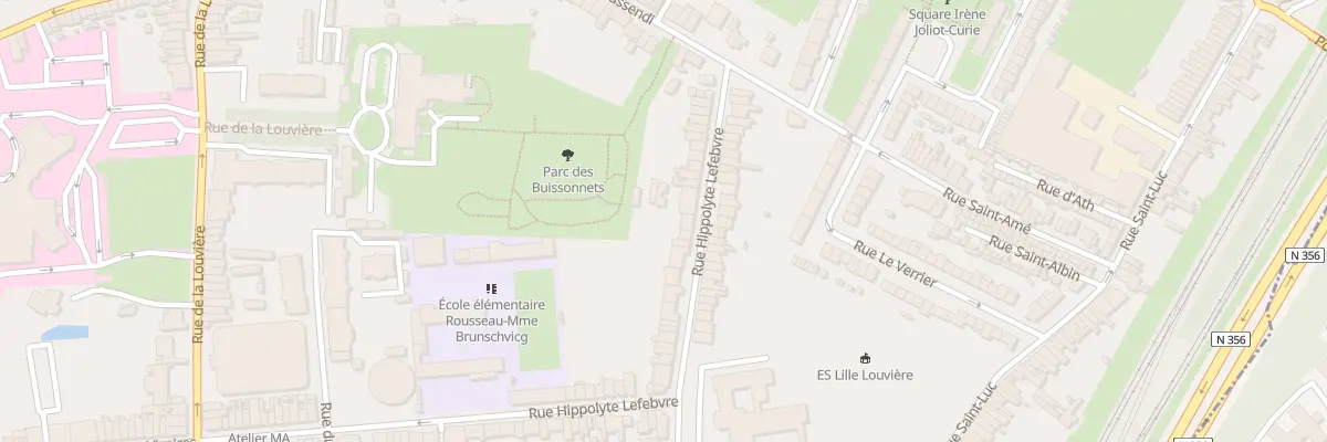 Plan du 67 Rue Hippolyte Lefebvre à Lille