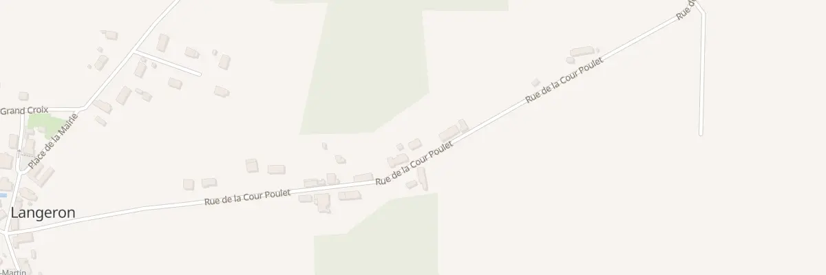 Plan du 27 Rue de la Cour Poulet à Langeron