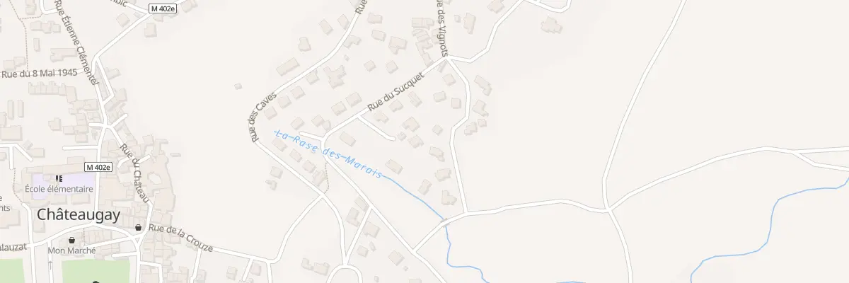 Plan du 26 Rue des Vignots à Châteaugay