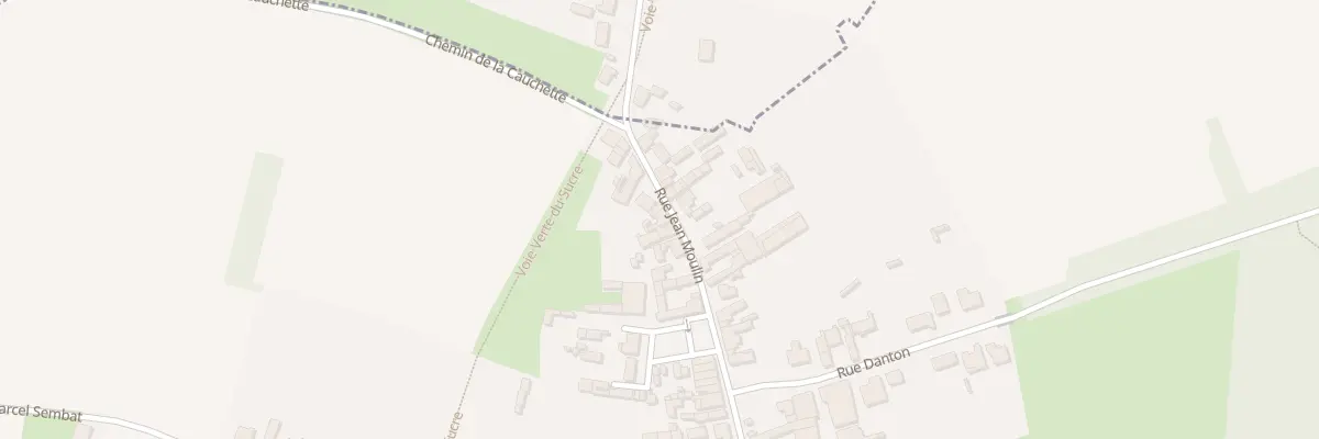 Plan du 434 Rue Jean Moulin à Roost-Warendin