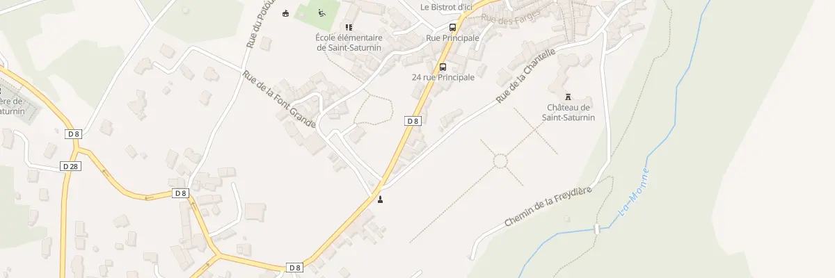 Plan du 36 Rue Principale à Saint-Saturnin