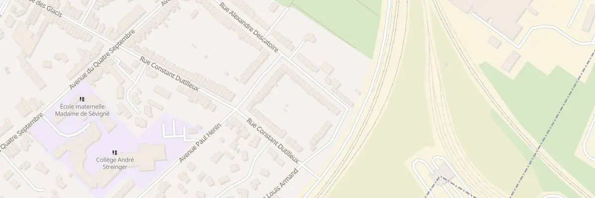 Plan du 238 Rue Alexandre Descatoire à Douai