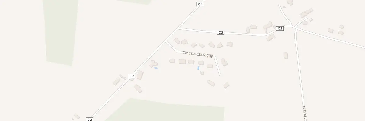 Plan du 14 Clos de Chevigny à Langeron
