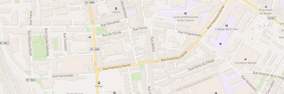 Plan du 4 Imp Bourjembois Rue des Noirs à Lille