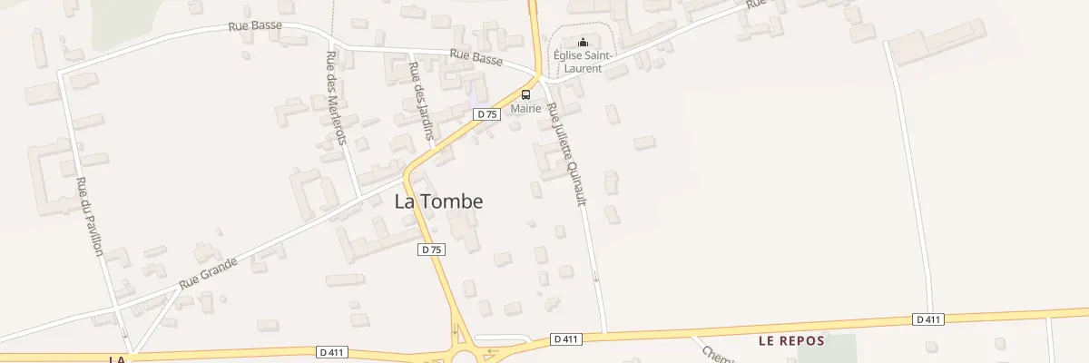 Plan du 8 Rue Juliette Quinault à La Tombe