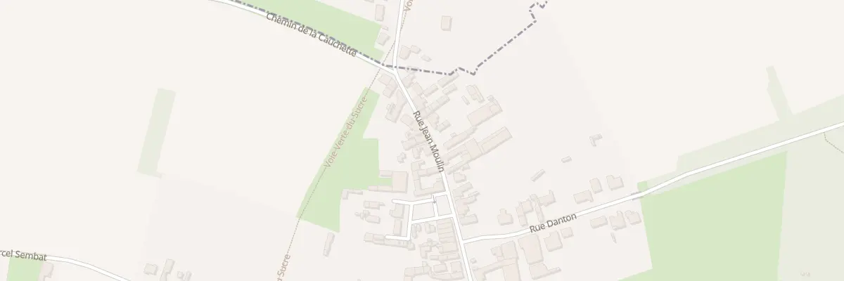 Plan du 416 Rue Jean Moulin à Roost-Warendin