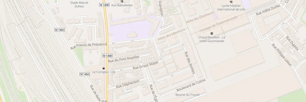 Plan du 56 Rue du Vieux Moulin à Lille
