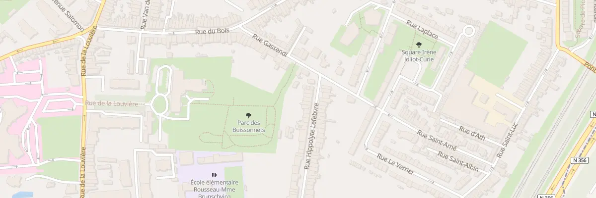 Plan du 97 Rue Hippolyte Lefebvre à Lille