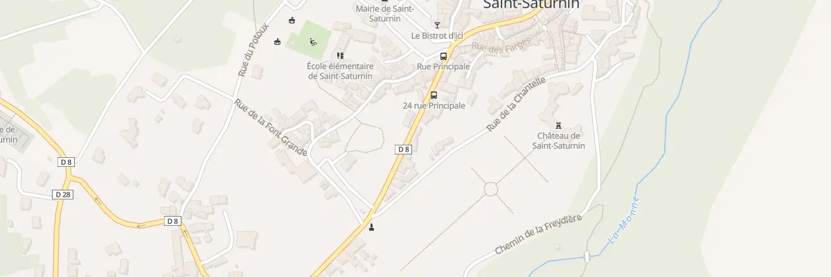 Plan du 30 Rue Principale à Saint-Saturnin