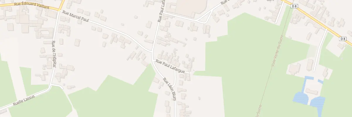 Plan du 400 Rue Paul Lafargue à Raimbeaucourt