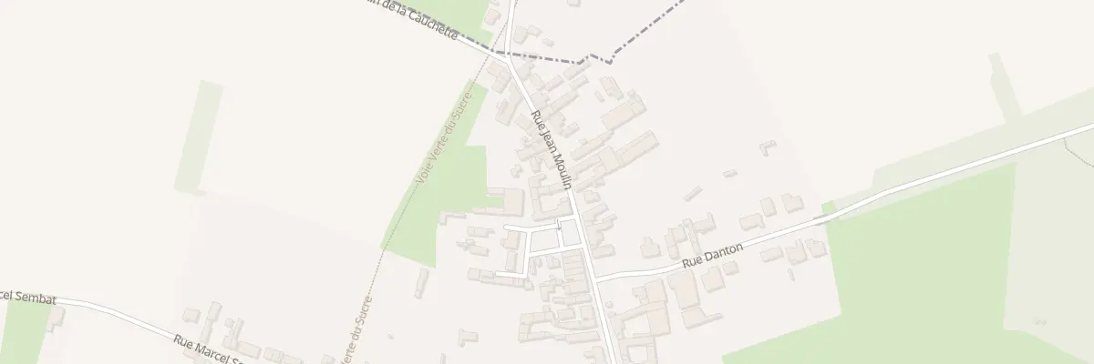 Plan du 386 Rue Jean Moulin à Roost-Warendin
