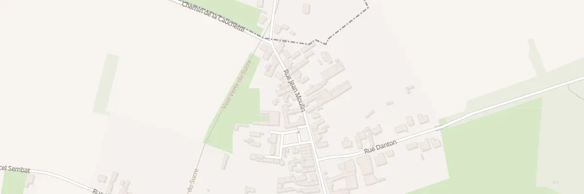 Plan du 404 Rue Jean Moulin à Roost-Warendin