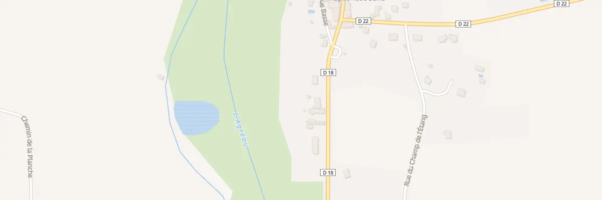 Plan du 7 Rue du Stade à Villeneuve-les-Genêts
