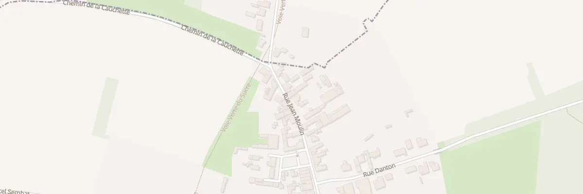 Plan du 437 Rue Jean Moulin à Roost-Warendin