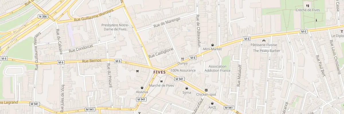 Plan du 5 Rue de Lannoy à Lille