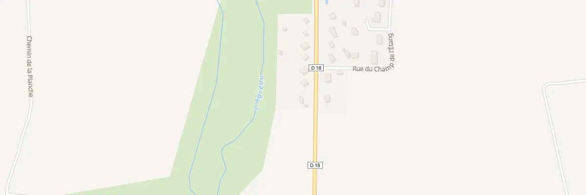 Plan du 27 Rue du Stade à Villeneuve-les-Genêts