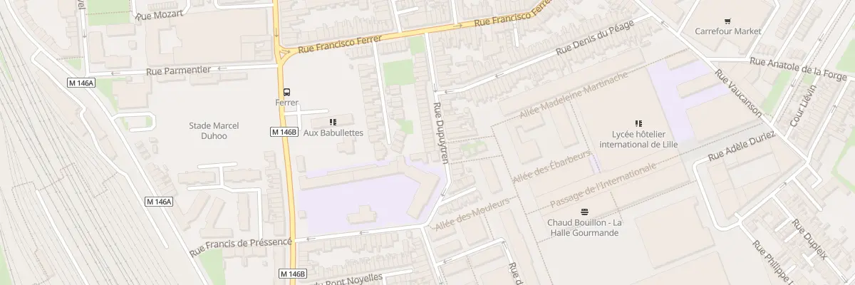 Plan du 42 Rue Dupuytren à Lille