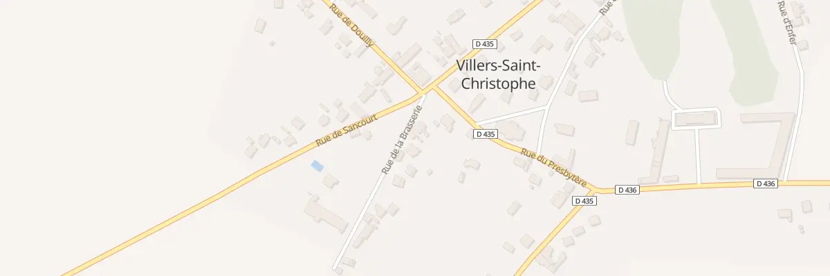 Plan du 3 Rue de la Brasserie à Villers-Saint-Christophe