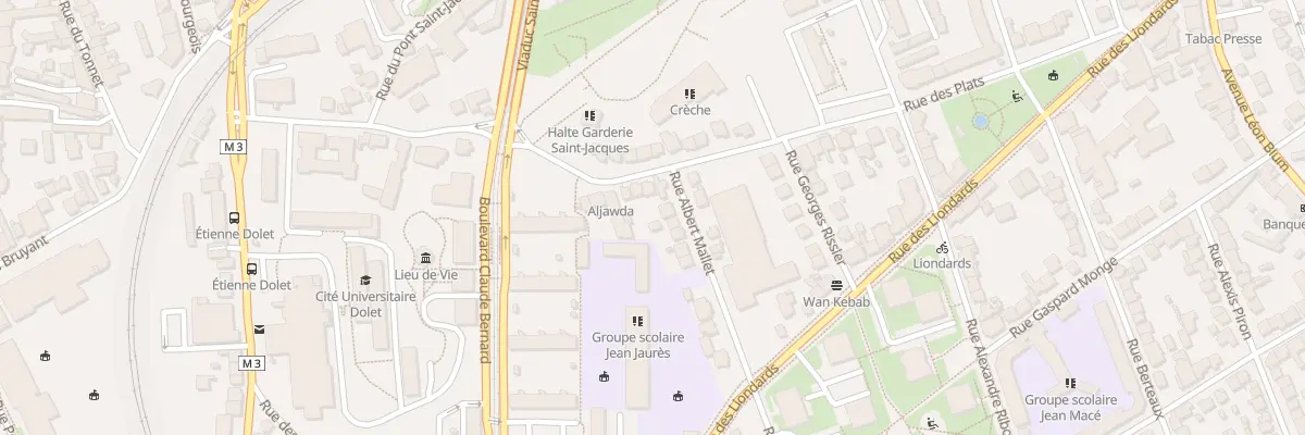 Plan du 4 Rue Albert Mallet à Clermont-Ferrand