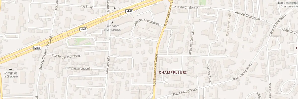 Plan du 21B Rue Fontaine du Large à Clermont-Ferrand