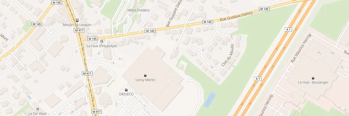 Plan du 117 Rue Gustave Delory à Lesquin