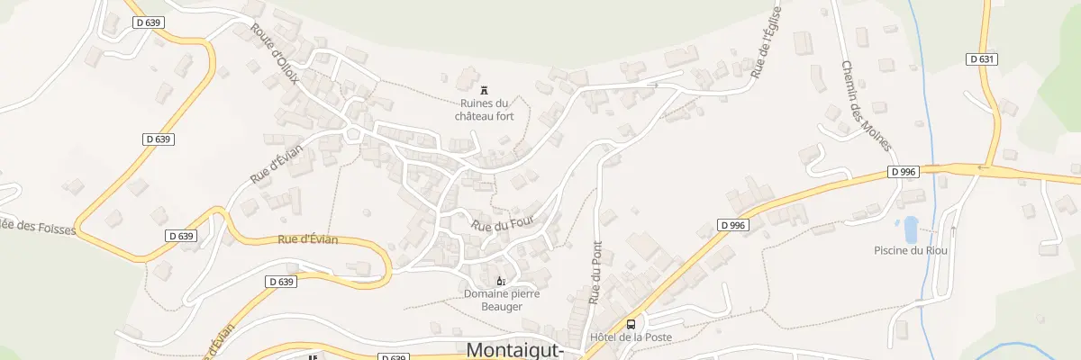Plan du 24 Rue de l’Eglise à Montaigut-le-Blanc
