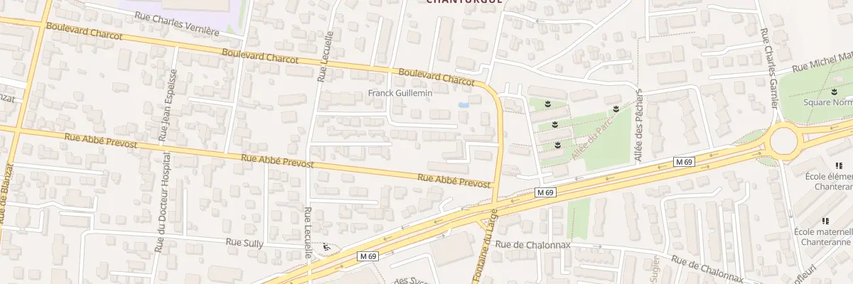 Plan du 8 All Marius Bellot à Clermont-Ferrand