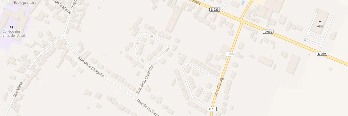 Plan du 4 Rue de la Croisette à Marquion
