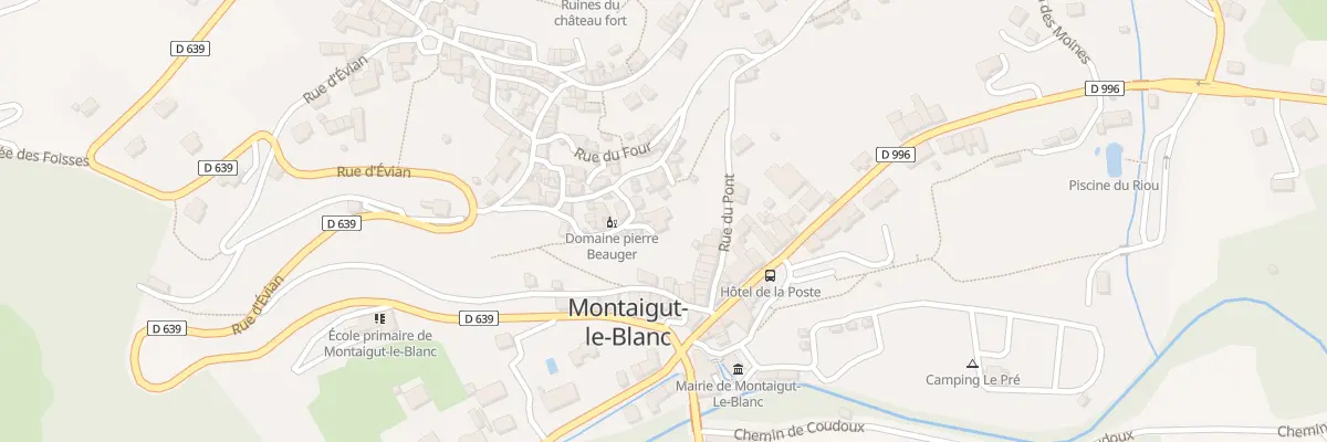 Plan du 6 Rue des Templiers à Montaigut-le-Blanc