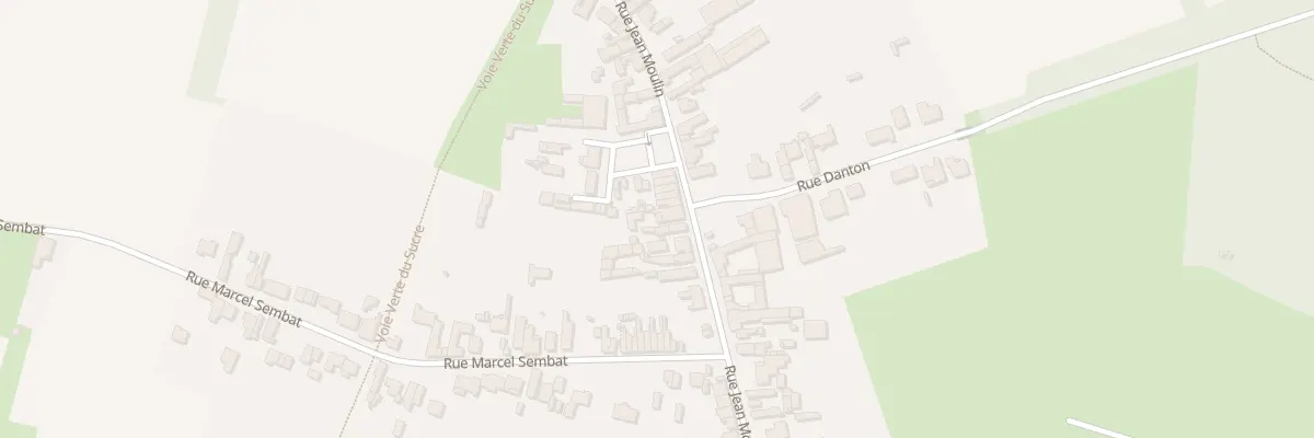 Plan du 294 Rue Jean Moulin à Roost-Warendin