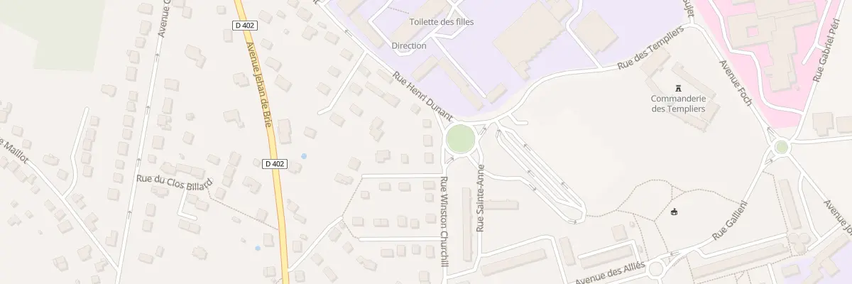 Plan du 15 Rue Winston Churchill à Coulommiers