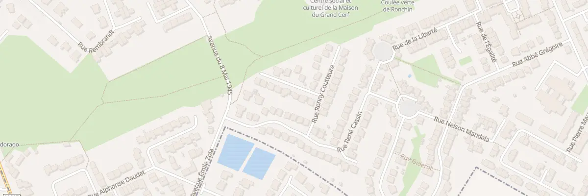 Plan du 5 Rue Ronny Coutteure à Ronchin