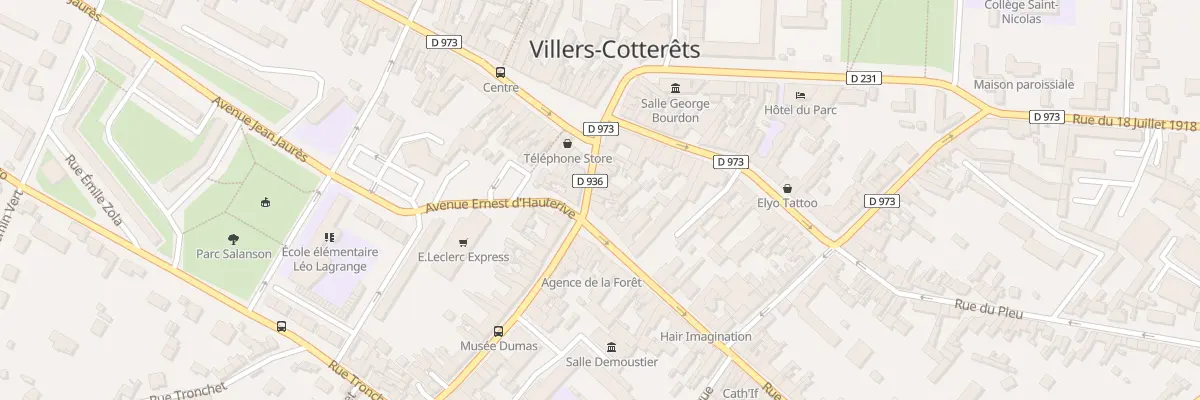 Plan du 15 Rue de Verdun à Villers-Cotterêts