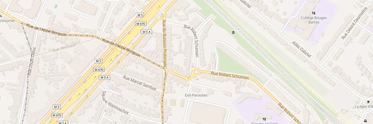 Plan du 36 Rue Robert Schumann à Marcq-en-Barœul