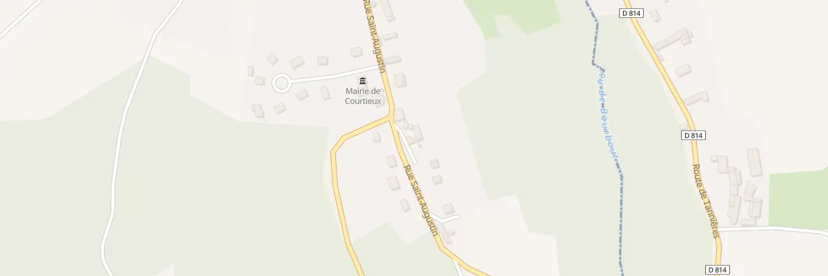 Plan du 1 Che Creux à Courtieux