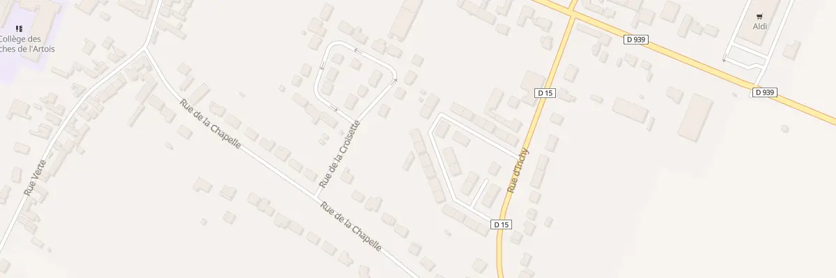 Plan du 38 Rue du val des champs à Marquion