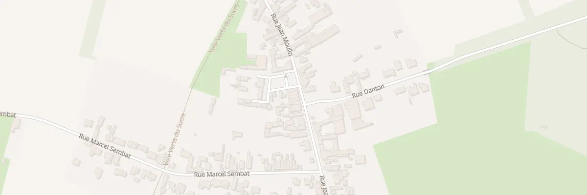 Plan du 310 Rue Jean Moulin à Roost-Warendin
