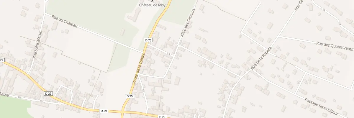 Plan du 9 Rue Neuve à Misy-sur-Yonne