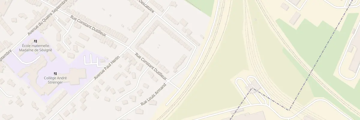 Plan du 358 Rue Alexandre Descatoire à Douai