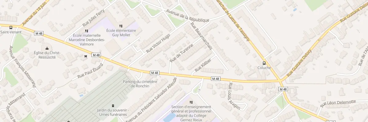 Plan du 21 Rue Turenne à Ronchin