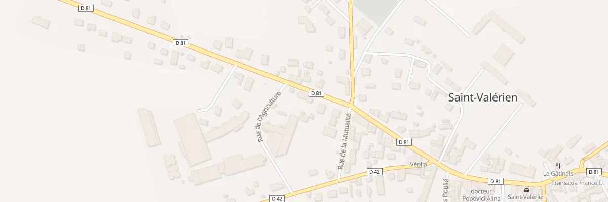 Plan du 75 Rue de la République à Saint-Valérien