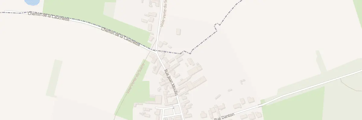 Plan du 455 Rue Jean Moulin à Roost-Warendin