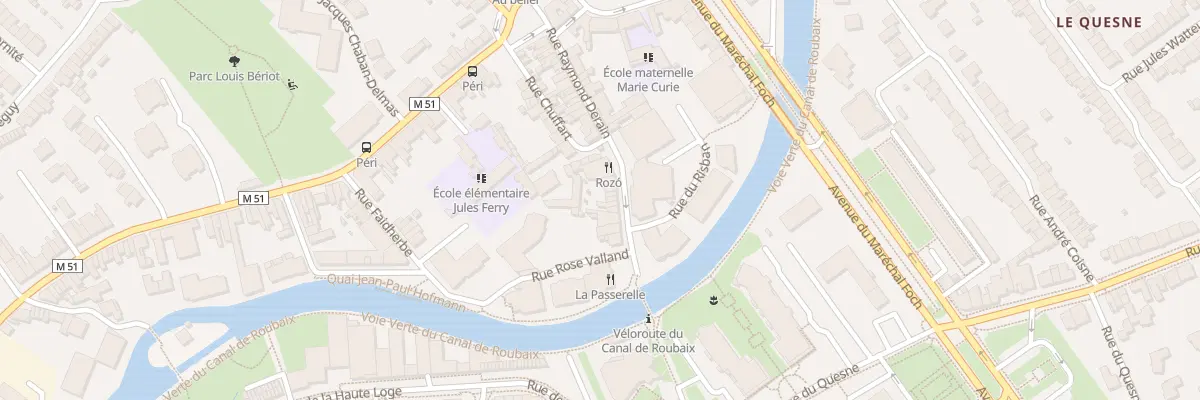 Plan du 44 Rue Raymond Derain à Marcq-en-Barœul